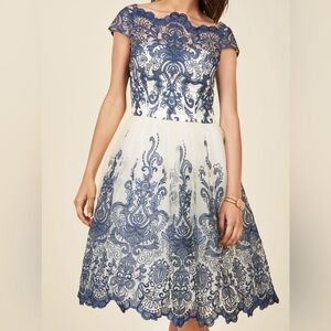 Chi Chi London, lace overlay A-line dress, size 20, like new condition.